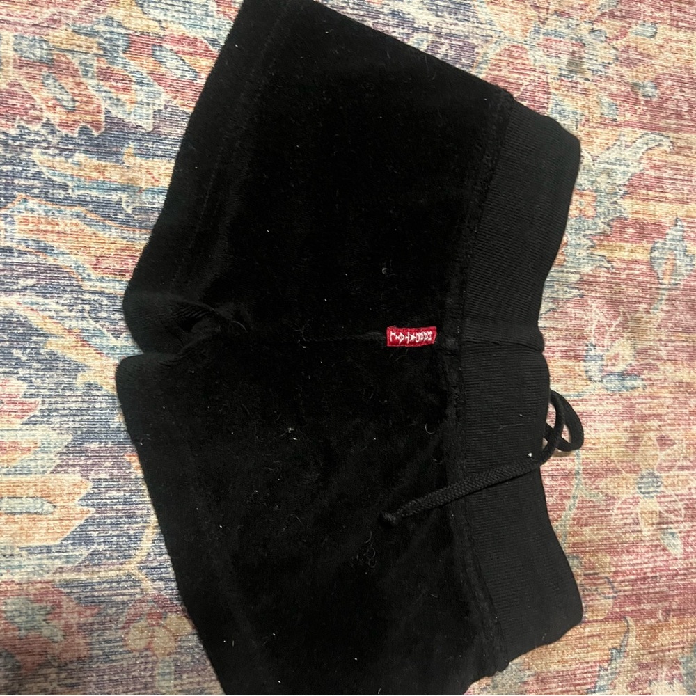 NWT girls hard tail terry cloth shorts size XS black - Picture 4 of 4